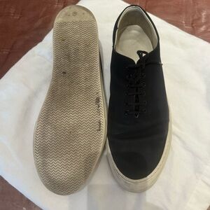Black Canvas Men's Shoes